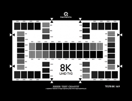 8K(UHD TV2) 分辨率测试卡200-4000 CPH_频率响应测试卡